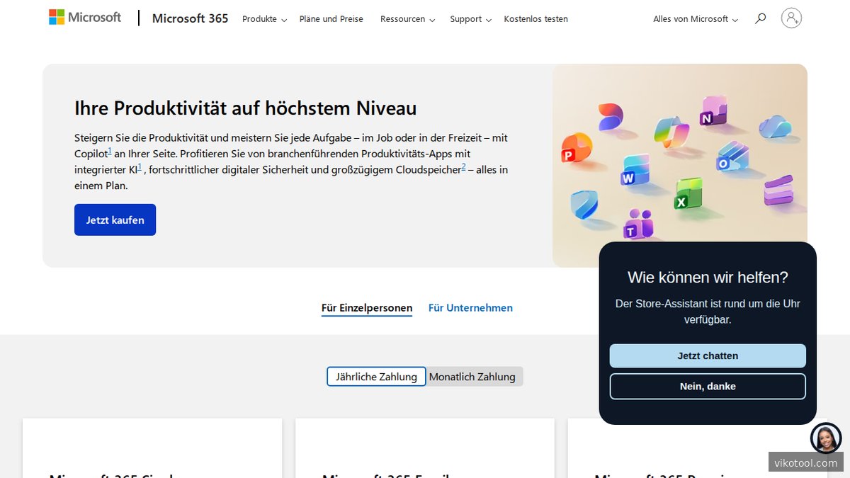 Microsoft 365 Preisübersicht – Jahresabo-Optionen für Privat- und Geschäftskunden