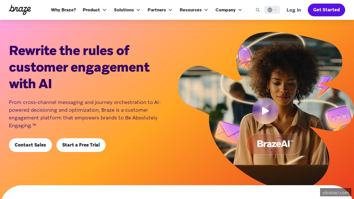 Braze Customer Engagement Platform - Homepage Übersicht