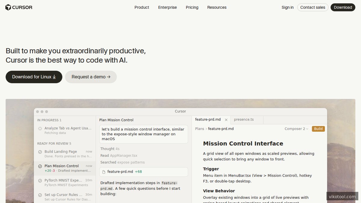 Cursor – KI-gestützter Code-Editor auf Basis von VS Code