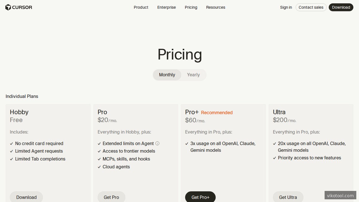 Cursor Pricing – Preismodelle für Free- und Pro-Nutzer im Überblick