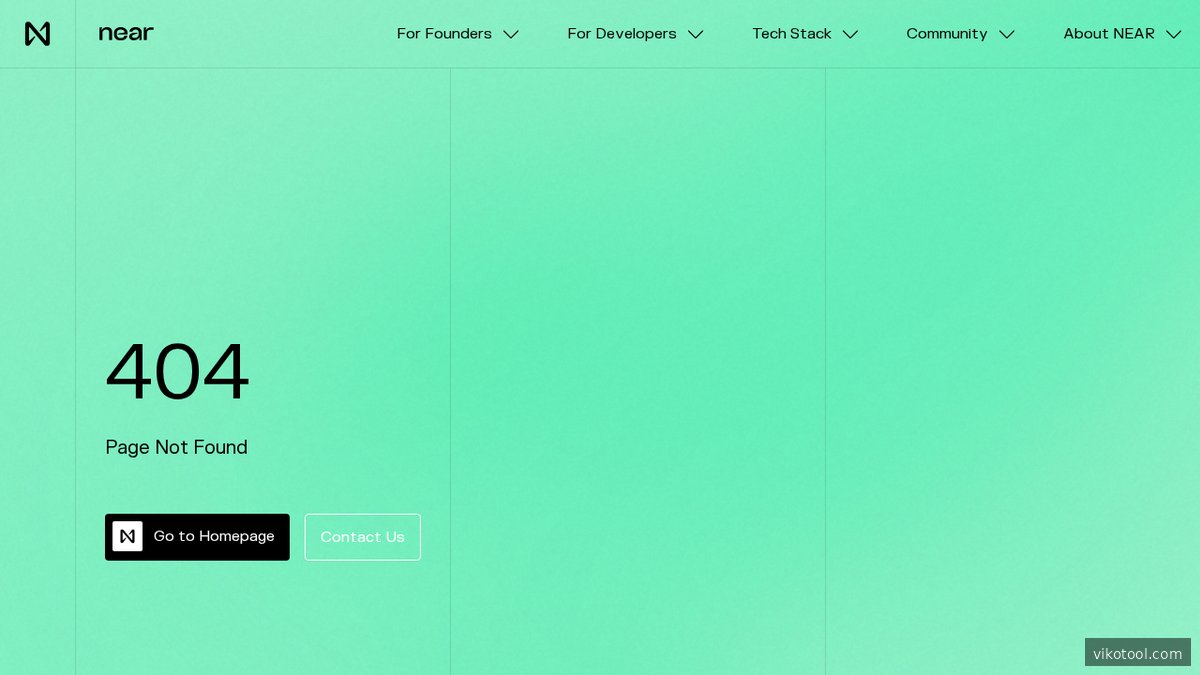 Screenshot of near.org pricing page